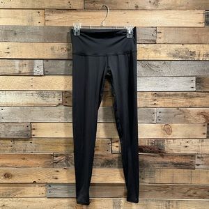 TEEKI Leggings Solid Black Yoga Pants High Rise